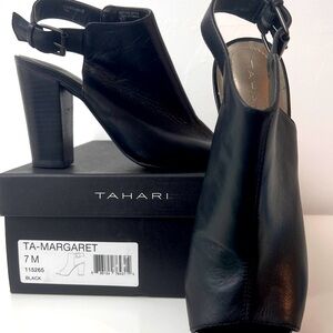 Tahari Women's Black Heeled Sandals